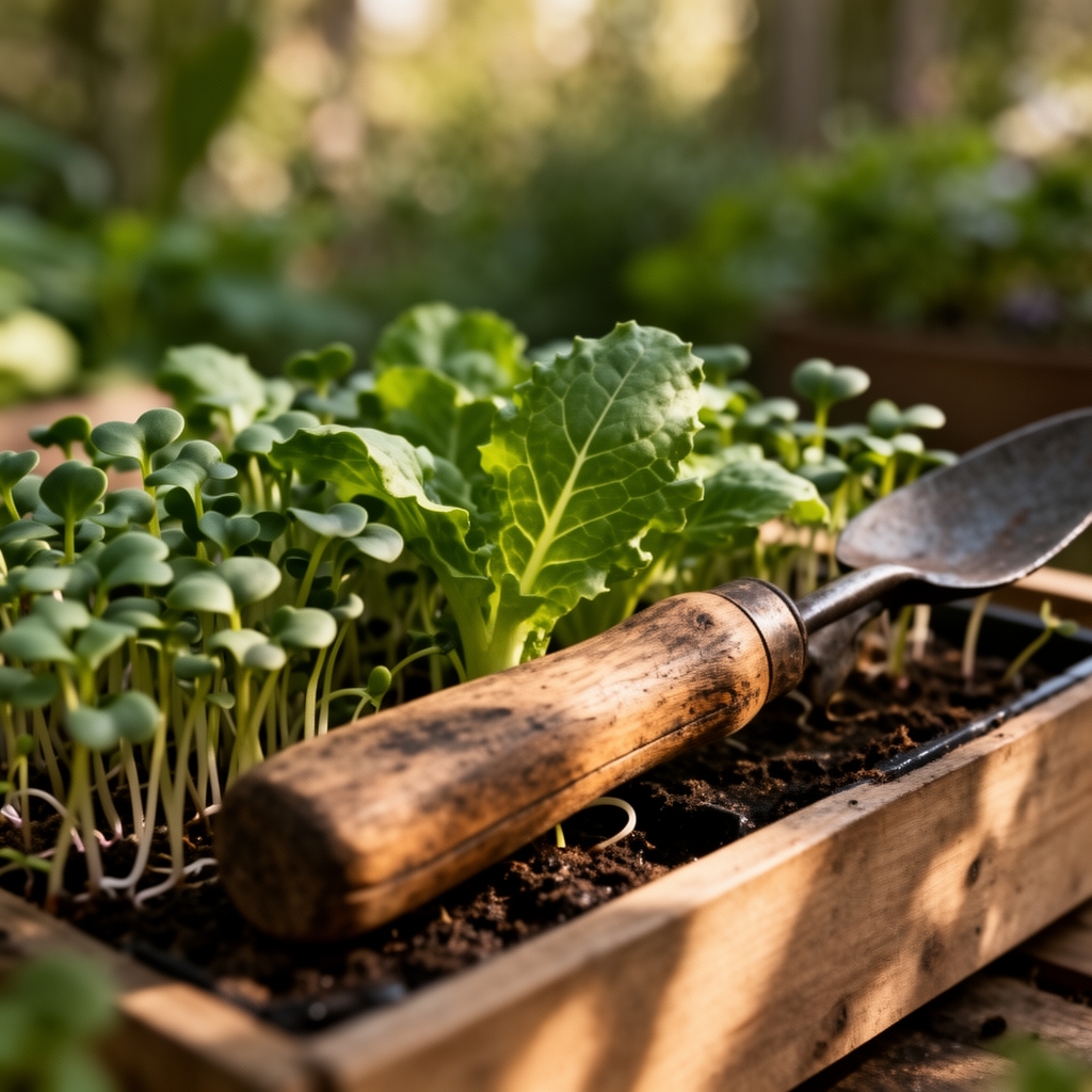 How to prepare a seed tray for indoor microgreens