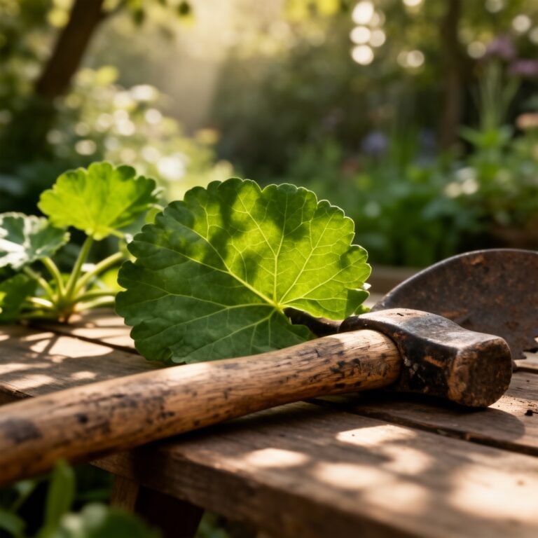 Preparing a workspace for DIY garden repairs