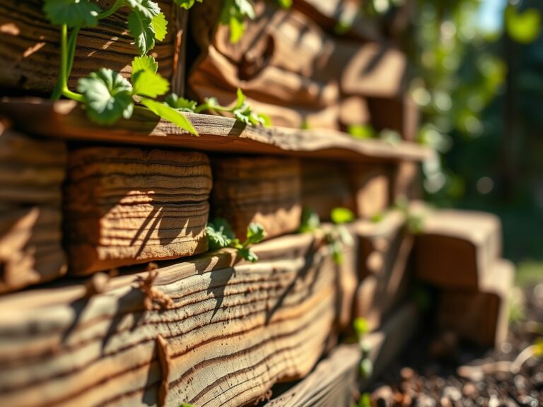 Steps for building a vegetable garden wall