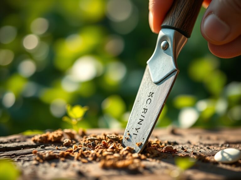Using a sharpening hack for garden tools